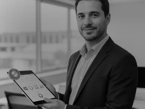 Painel de gestão com tags NFC